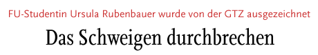 [Das Schweigen durchbrechen]